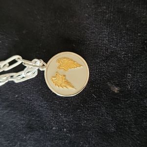 Lola 19mm Small, Wings with 18" Sterling Chain